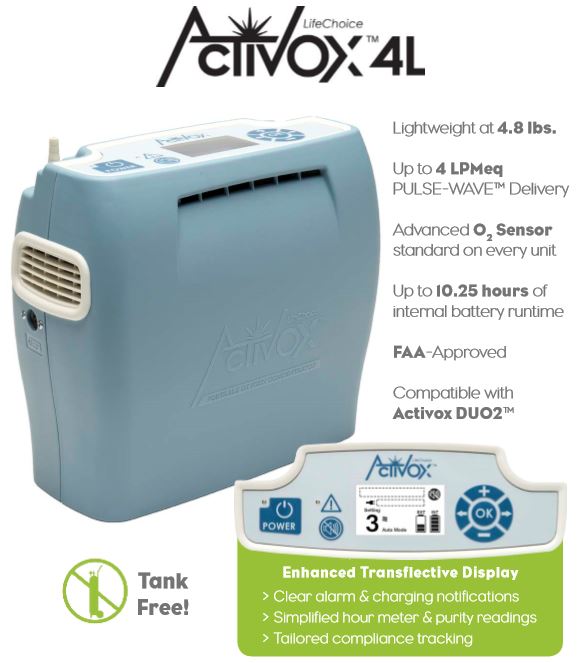 $700 OFF LifeChoice Activox 4L Portable Oxygen Concentrator Coupon Code