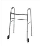Two-Button Folding Walkers with 5" Wheels; MUST CALL TO ORDER