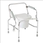Steel Drop-Arm Commode; MUST CALL TO ORDER