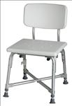 Bariatric Aluminum Bath Bench with Back; MUST CALL TO ORDER