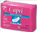 Capri Bladder Control Pads; MUST CALL TO ORDER