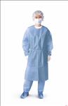 Closed Back Coated Propylene Isolation Gowns; MUST CALL TO ORDER